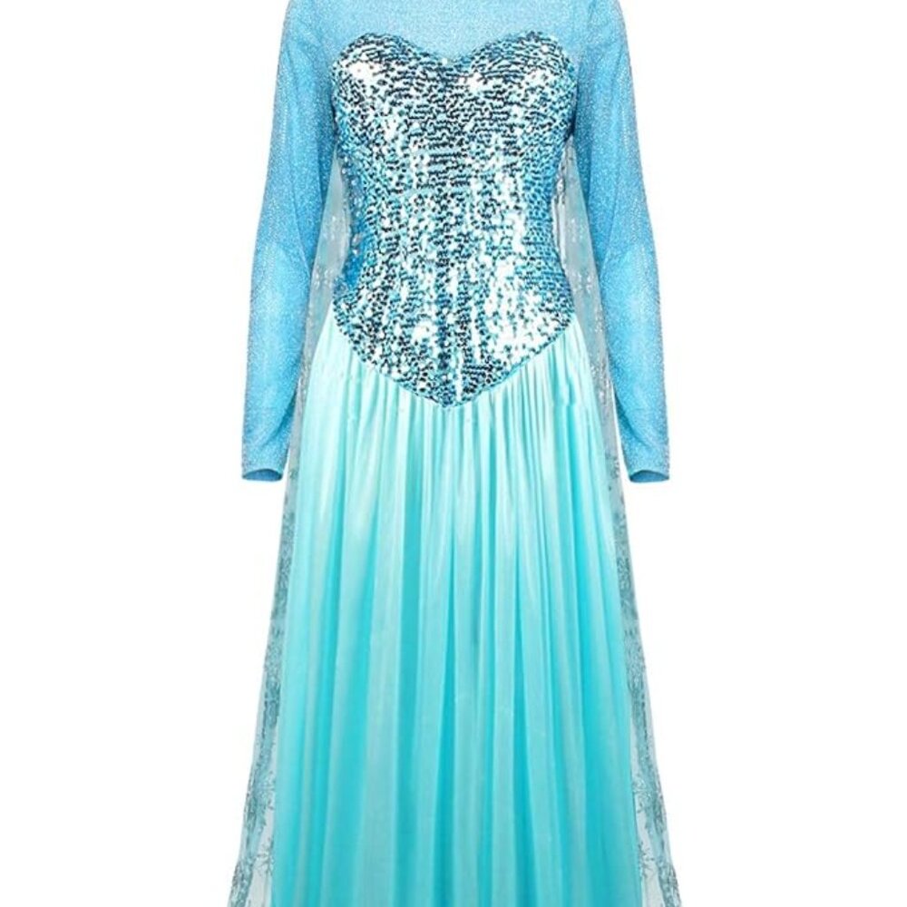 Queen Elsa Cosplay Dress